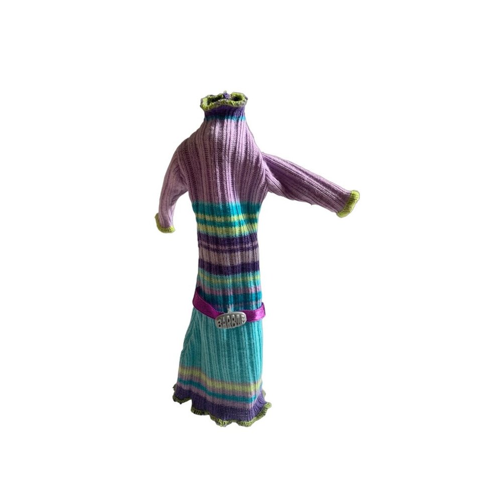 Mattel Barbie Boutique  Dress in purple and blue stripes 2002